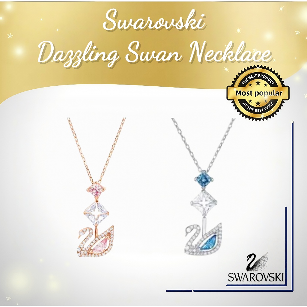 Swarovski Dazzling Swan Necklace  (สร้อยคอจี้หงส์)