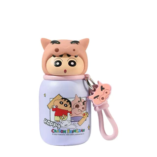 พร้อมส่งในไทย🇹🇭Crayon Shin Chan Mini 330ml ขวดน้ําสแตนเลสทนอุณหภูมิสูงถ้วยน้ําขนาดเล็กน่ารัก