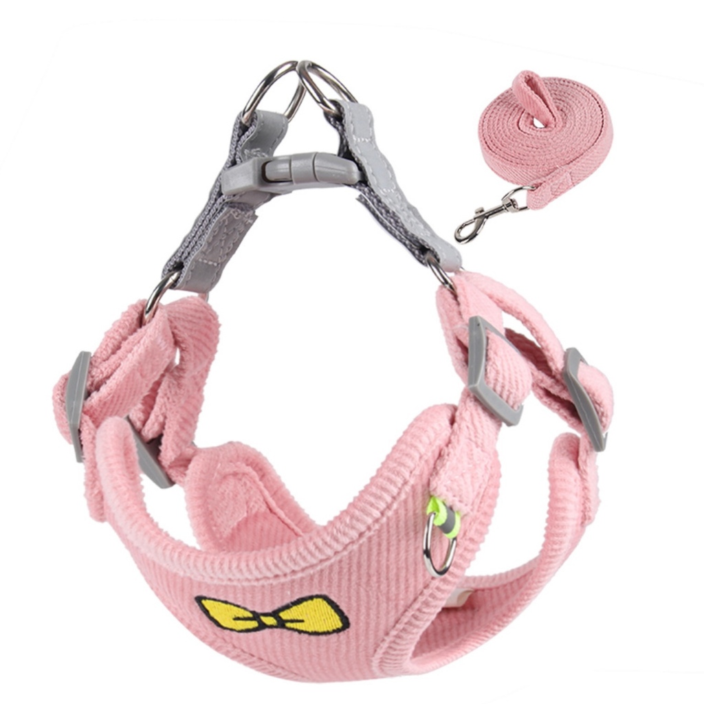 PP-715 ปลอกคอ  สายจูงสัตว์เลี้ยง สำหรับสุนัข-แมว นุ่ม ใส่สบาย บุโบว์สุดคิ้วท์ พร้อมสายจูงสะท้อนแสง   พร้อมส่ง ราคา ถูกที่สุด ดีลบีเคเค แกลเลอรีภาพที่ 6