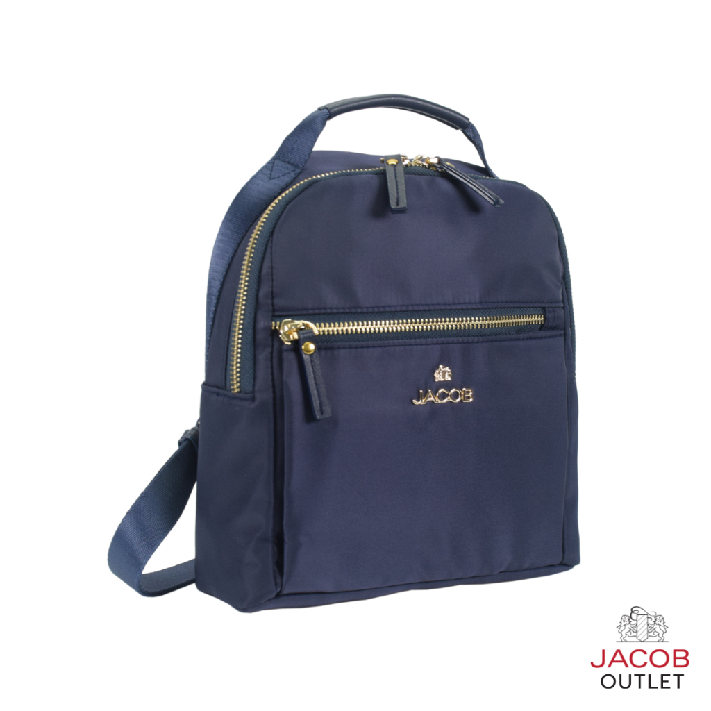 JACOB กระเป๋าเป้สตรี สีดำคลาสสิก มาพร้อมช่องกระเป๋าด้านบน รุ่น 40500 - รูปที่ 4