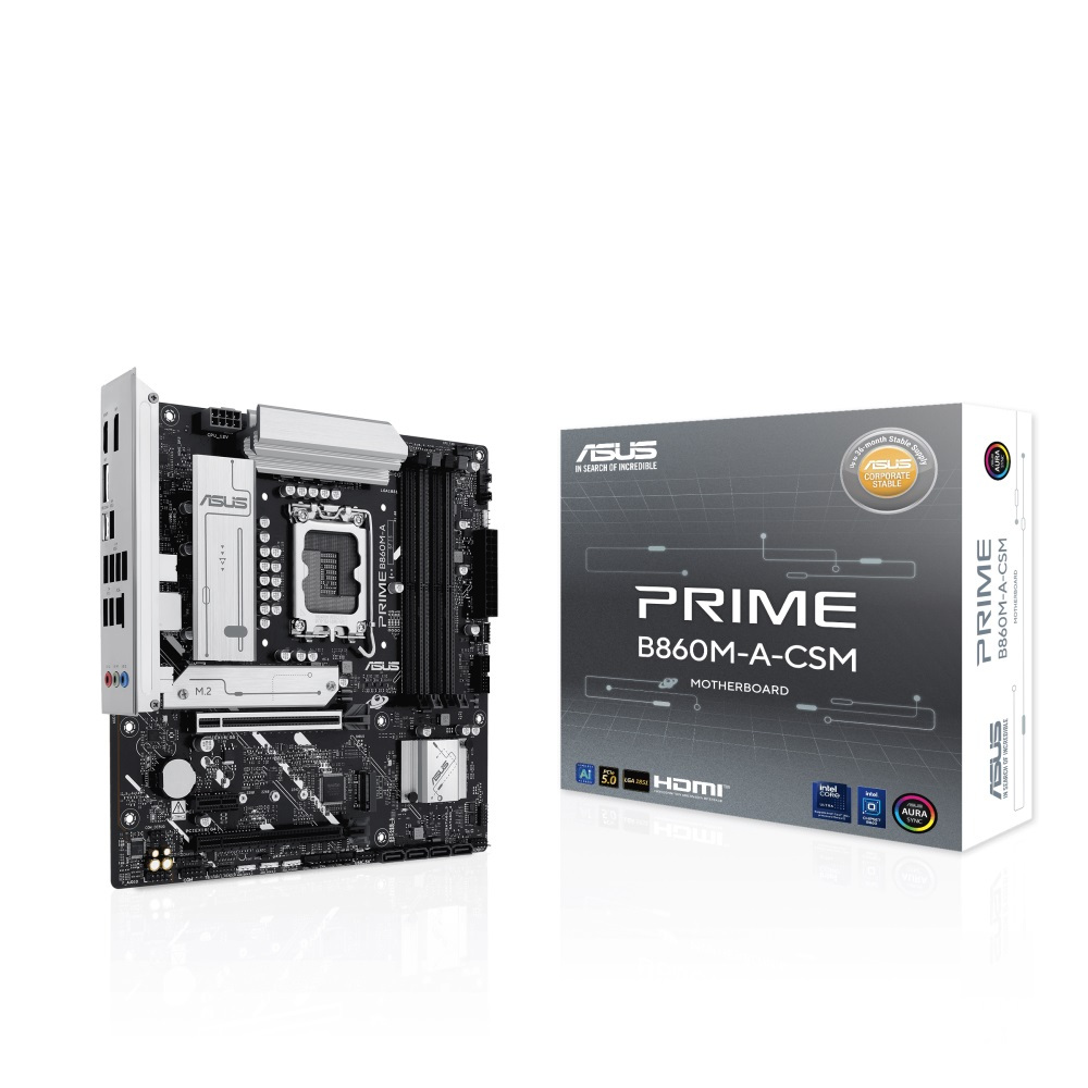 Asus PRIME B860M-A-CSM Intel mATX LGA1851 Motherboard (เมนบอร์ด)