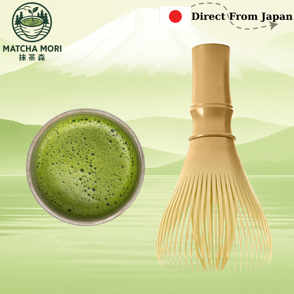 Traditional Matcha Whisk - Reusable Green Tea Powder Mixer