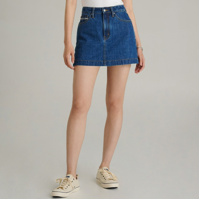 Mc jeans กางเกงกระโปรง ผู้หญิง เอวกลาง  MSRZ001