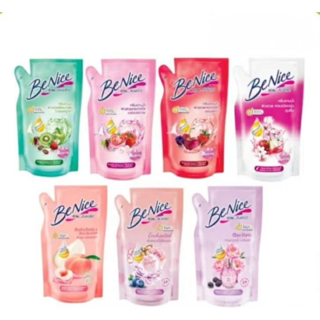 ครีมอาบน้ำ บีไนซ์ ครีมอาบน้ำ ผลิตภัณฑ์ทำความสะอาดผิวกาย รีฟิล ปริมาณ 400 มล.