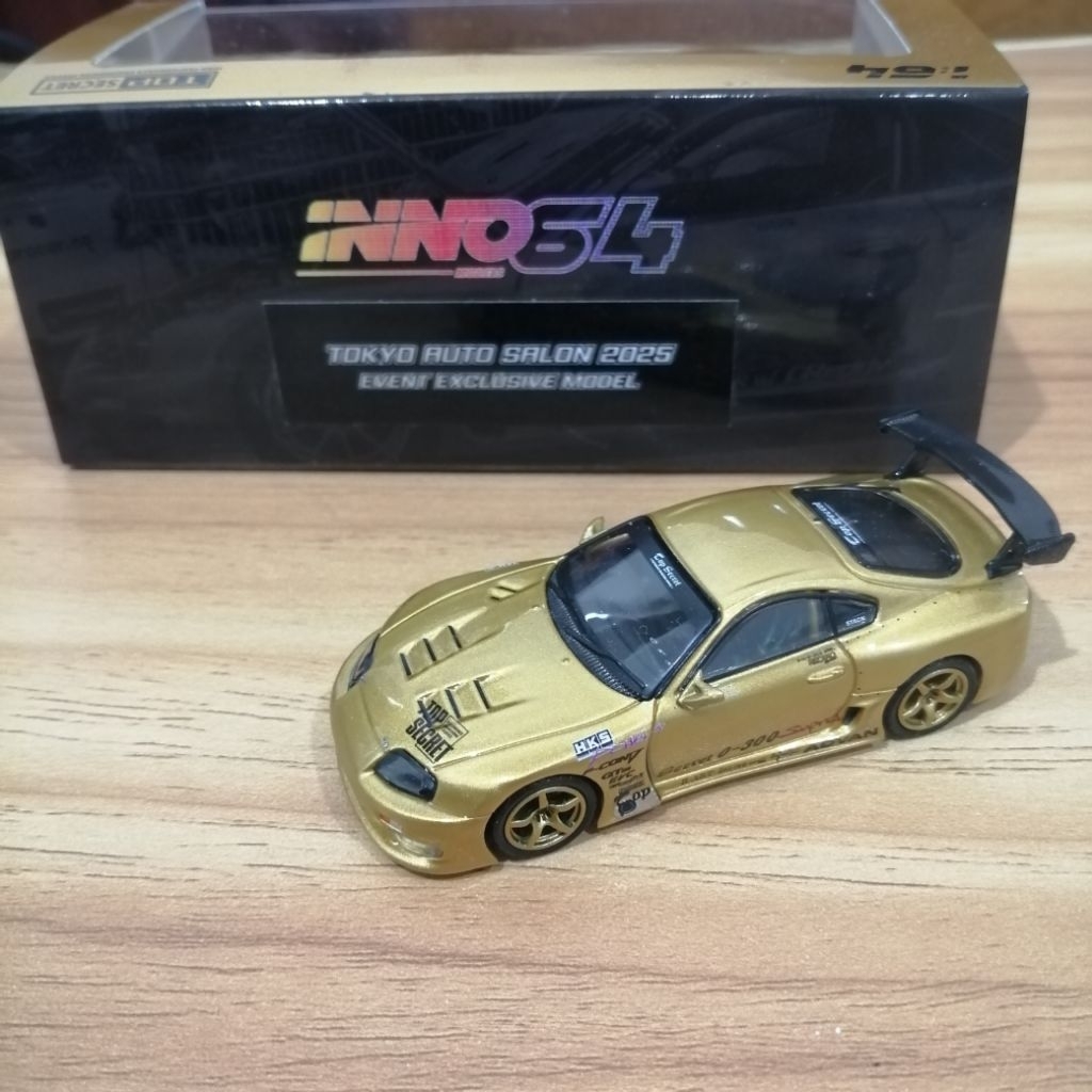 1/64 Inno64​ Toyota​ Supra​ (A80) "Top​ Secret" GT​300​ ตัวพิเศษ Tokyo​ Auto​ Salon​ 2025