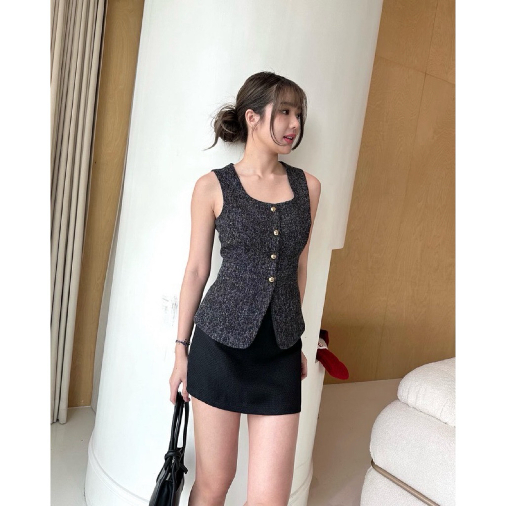 ส่งต่อ Thesummernade Irene vest (size m) สี midnight