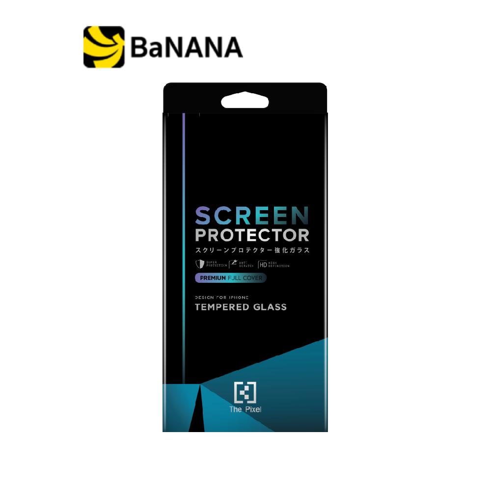 ฟิล์มกันรอย The Pixel Tempered Glass iPhone 17/Air/17 Pro/17 Pro Max Black by Banana IT
