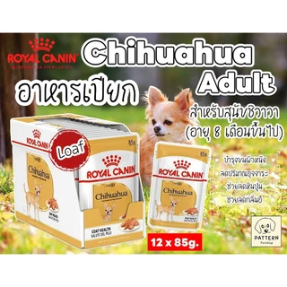 Royal Canin Chihuahua Adult อาหารเปียกสำหรับสุนัขสายพันธุ์ชิวาวาโตเต็มวัยอายุ 8 เดือนขึ้นไป