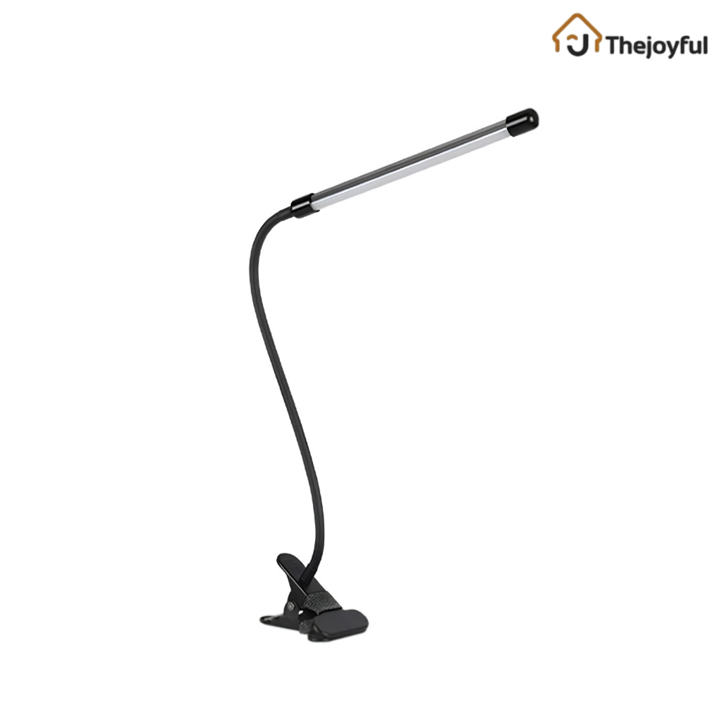 โคมไฟหนีบโต๊ะ โคมไฟหนีบ clip lamp โคมไฟ USB ปรับได้อุณหภูมิแสงได้ 3 สี ขั้วต่อUSB หมุนได้ 360องศา สวิตช์ควบคุม Thejoyful
