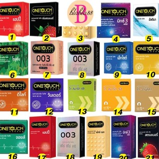 พร้อมส่งทุกรุ่น Onetouch ถุงยางอนามัยวันทัช One touch ขนาด 4…