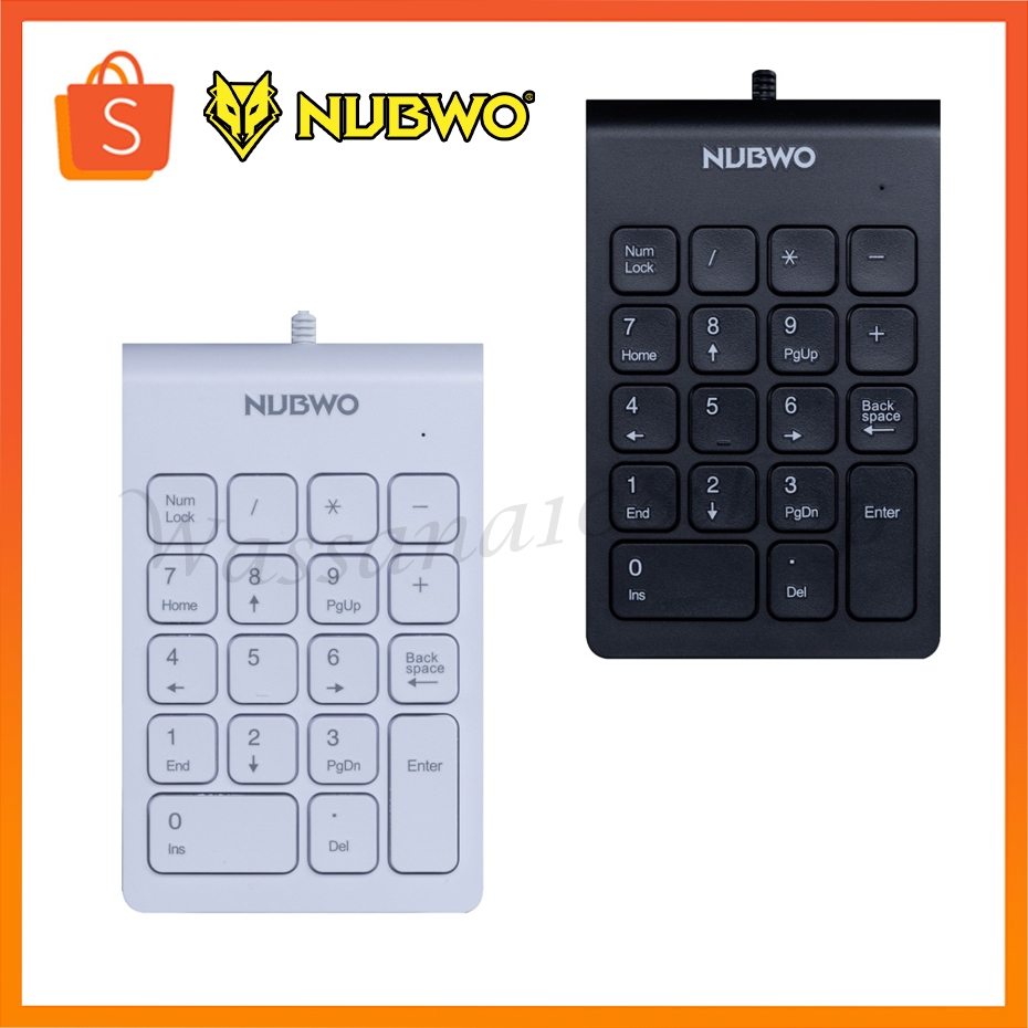 Nubwo NK-46 Numeric Keypad 18Keys แป้นพิมพ์ คีย์บอร์ดตัวเลขตัวเลข