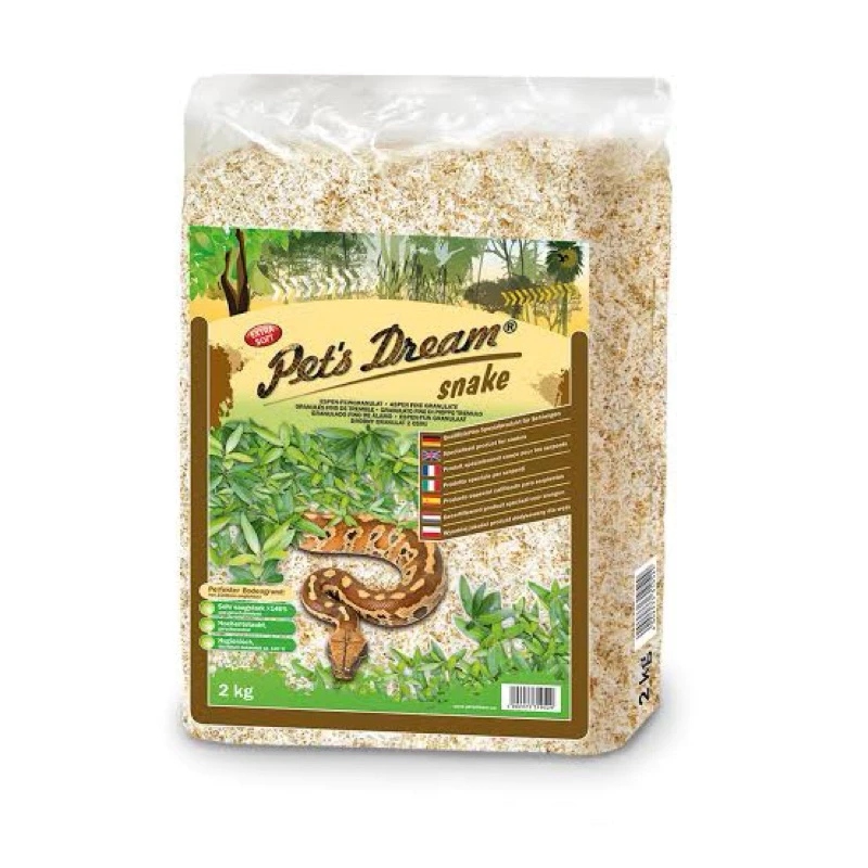ขี้เลื่อยรองกรง Pet’s Dream (CHIPSI SNAKE) 2 kg ขี้เลื่อยปูพื้นสำหรับนกแก้ว นก งู และสัตว์ขนาดเล็ก ห