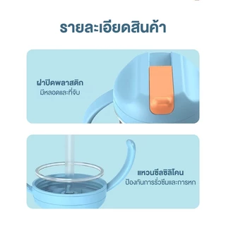 ขวดน้ำเด็ก ฝึกเด็กดื่ม 280ml 10oz มีสเกลข้างขวด มีฝาปิด ขวดน้ำมีหูจับ แก้วฝึกดื่ม แก้วหัดดื่ม ขวดนม ถ้วยหัดดื่ม แก้วเด็ก