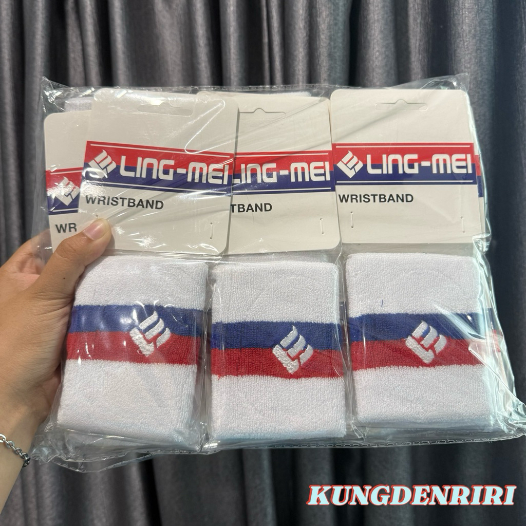 ข้อมือซับเหงื่อ LINGMEI ข้อมือกันเหงื่อชนิดพิเศษ