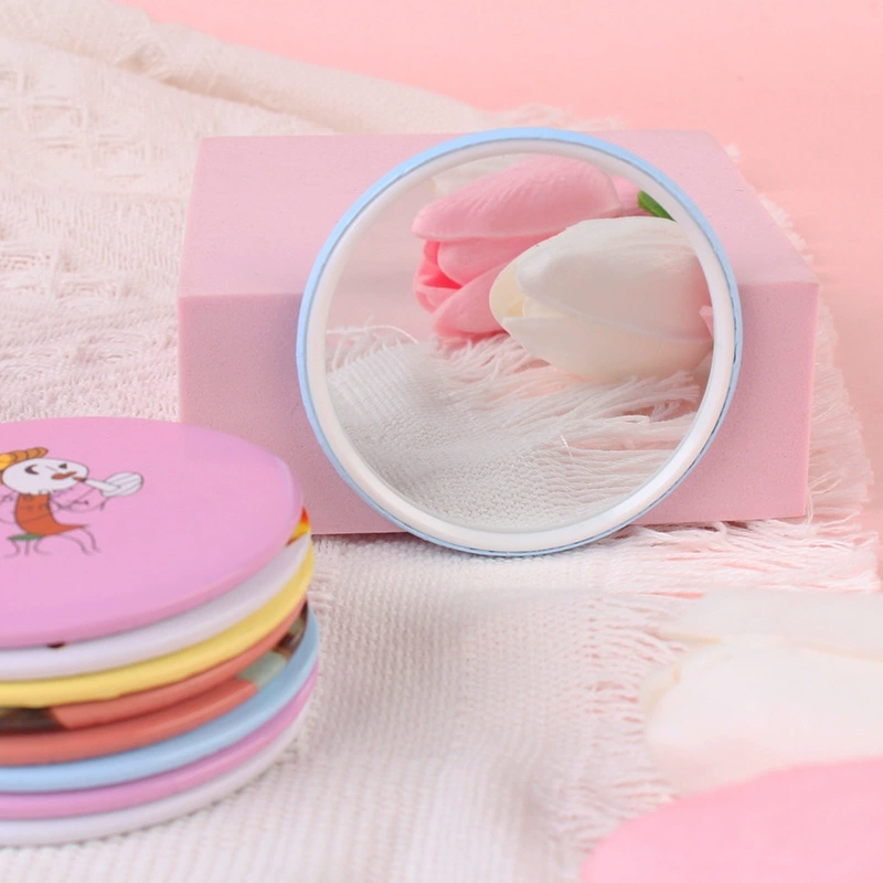 【ส่งจากไทย】กระจกลายใหม่ กระจกพกพา กระจกแต่งหน้า ลายน่ารักสดใส - รูปที่ 4