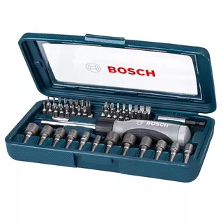 Bosch รุ่น 2607017399 ชุดไขควงมือ - 46 ชิ้น (Blue)