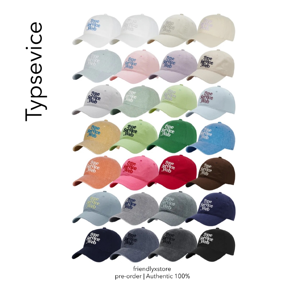 (pre-order) Typeservice Web Cap [26 Colors] รอบโปร ของแท้