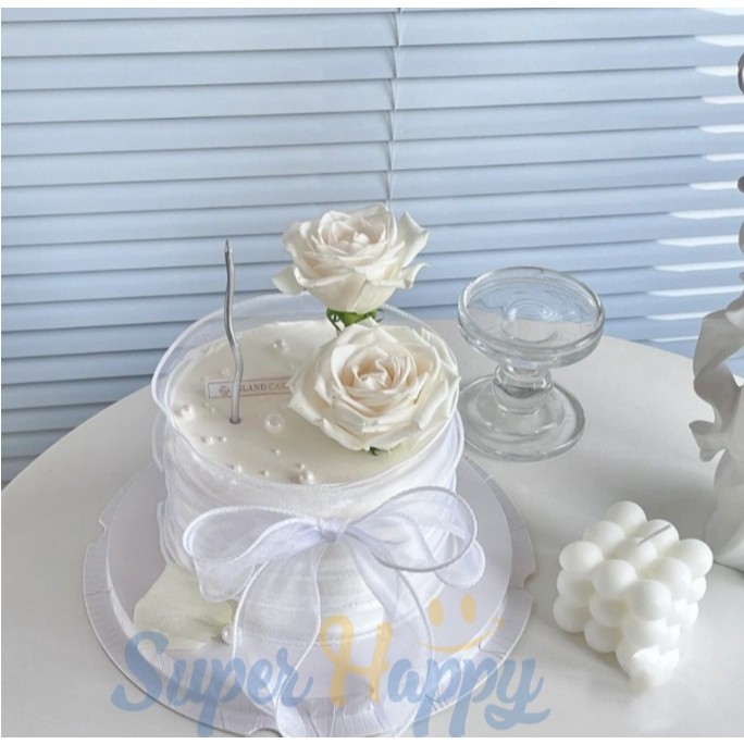 (ตัดแบ่ง 1 หลา)ริบบิ้นผ้าโปร่ง ผ้าชีฟองเกาหลี ซีทรู สำหรับงานตกแต่ง/งาน DIY/จัดดอกไม้/ห่อของขวัญ ราคา ถูกที่สุด ดีลบีเคเค แกลเลอรีภาพที่ 6