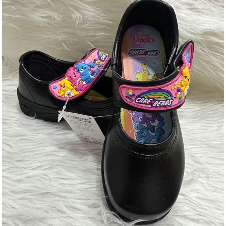 รองเท้านักเรียนchappyแคร์แบร์CB-1(ดำ)
