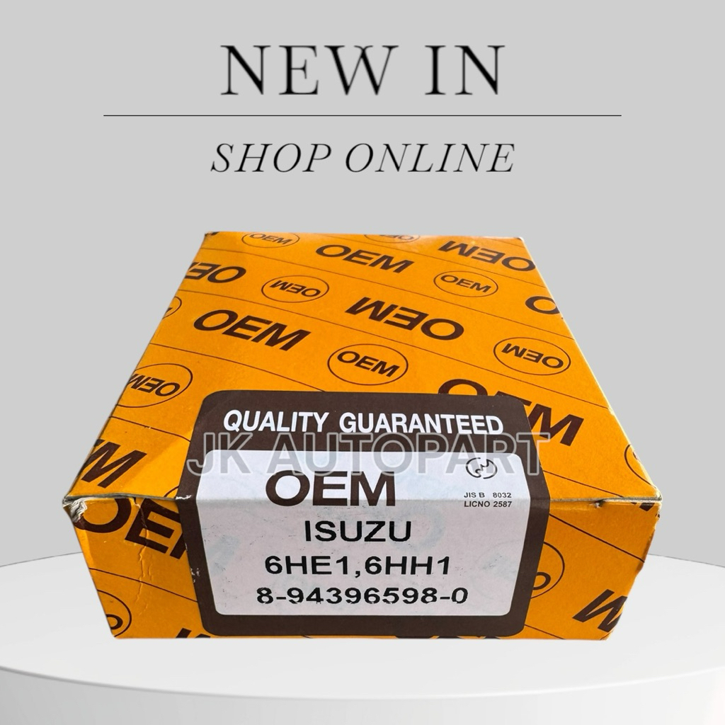 ปลอกวาล์วไอดีไอเสีย ISUZU R/K195 6HE1 6HH1 OEM แท้ๆ 8-94396598-0 บู้ชวาล์วไอดีไอเสีย อีซูซุร็อกกี้ (