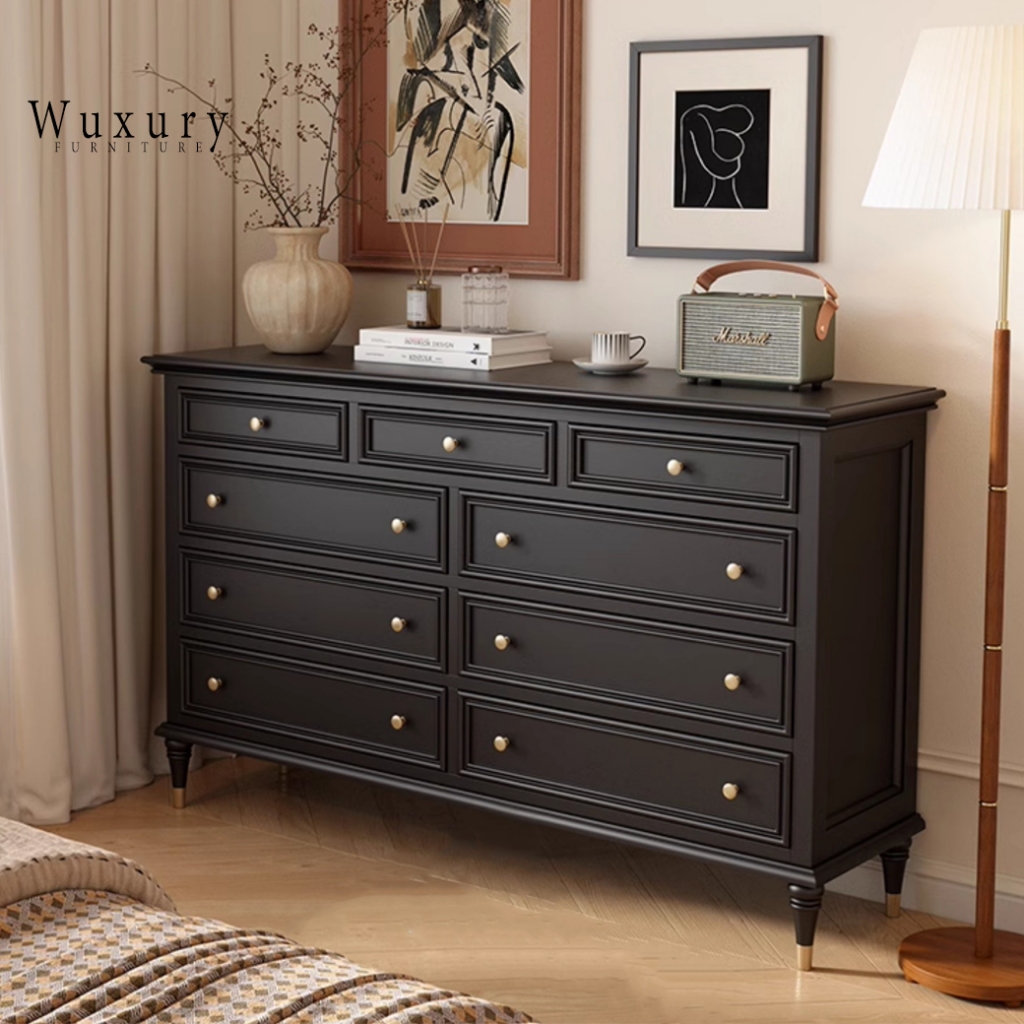 Wuxury Furniture  ตู้เก็บของ classic luxury สไตล์ยุโรป ตู้คอนโซล ส่งฟรี