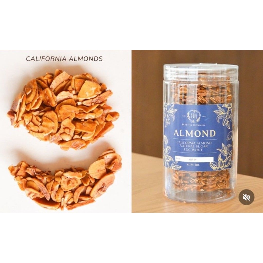 อัลมอล์แผ่น อบกรอบAlmonds Crispy