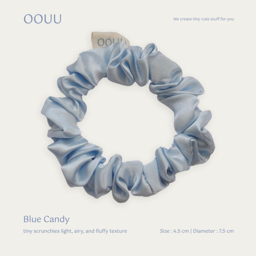 Cotton Candy scrunchies | ยางรัดผมสายไหม ยางรัดผมเส้นเล็ก