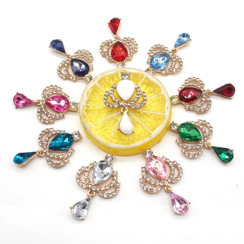 TT03*พร้อมส่ง* จี้ติดโบว์​ ตุ้งติ้ง​ติด​โบว์​ จี้มงกุฎโลหะผสมทอง KC ขนาด 24*38 มม. งานฝีมือ งาน DIY