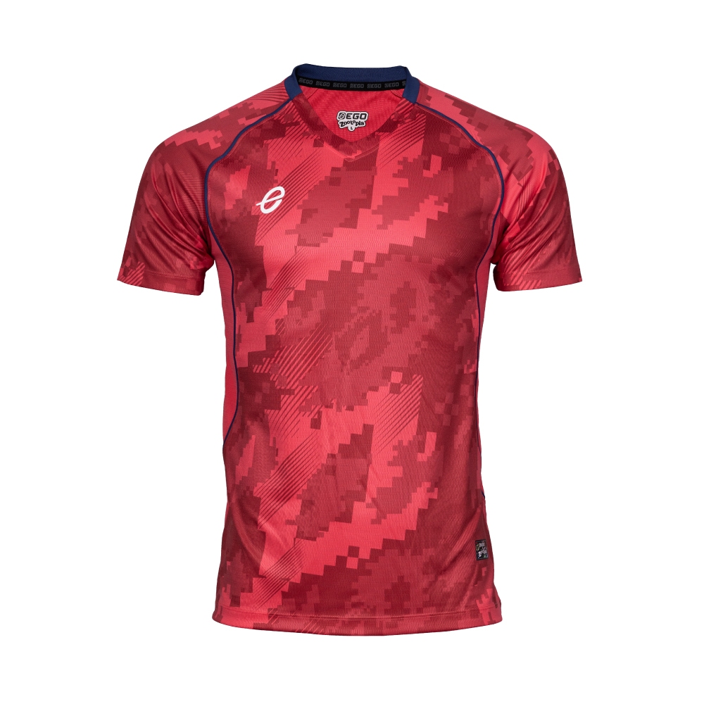 EG5165 เสื้อฟุตบอลคอวีพิมพ์ลาย ZOOTOPIA LEOXEL (EGO SPORT)