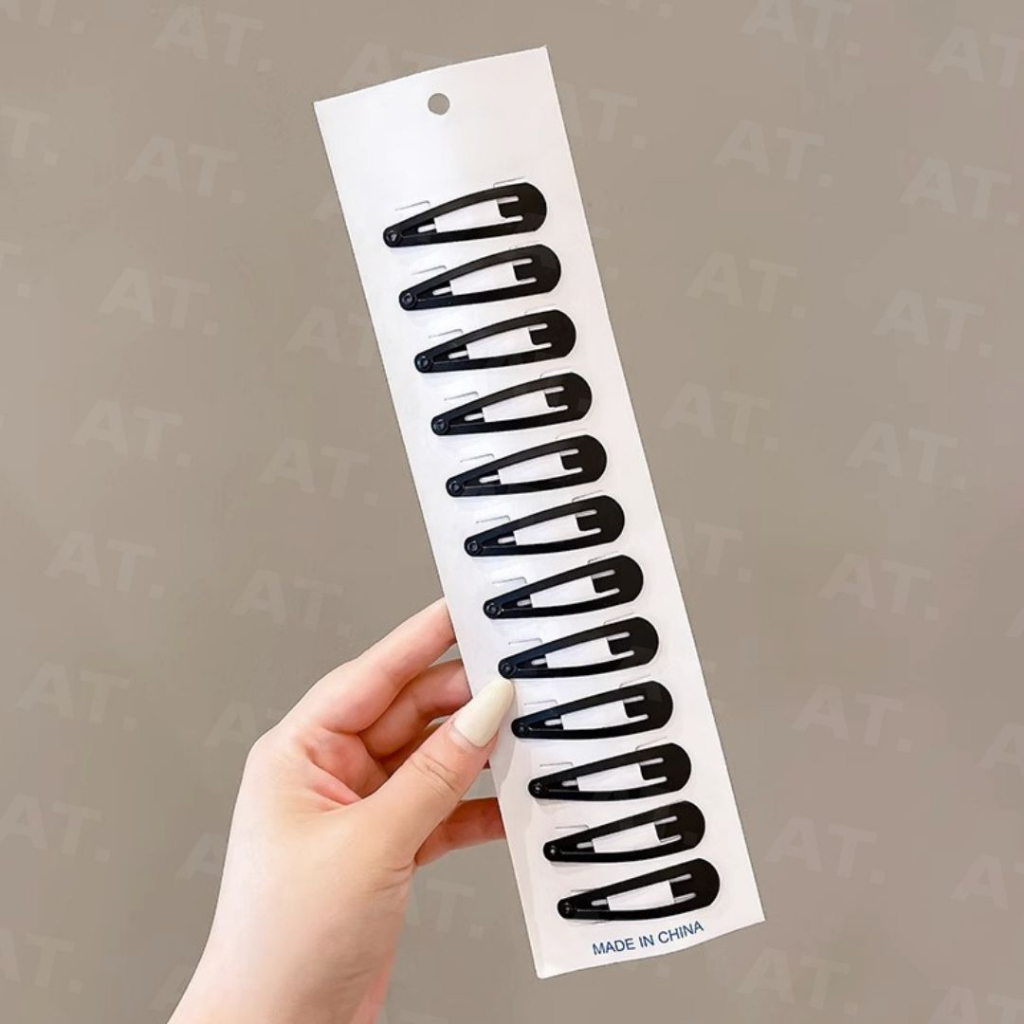 At.market กิ๊บติดผมแพ็ค 12 ชิ้น สุดคุ้ม กิ๊บติดผมนักเรียน กิ๊บแป๊ะผม กิ๊บเก็บผม พร้อมส่ง - รูปที่ 6