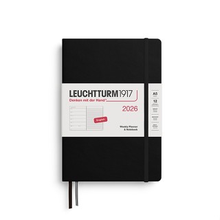 LEUCHTTURM1917 Weekly Planner & Notebook Medium A5 2026 แพลน…