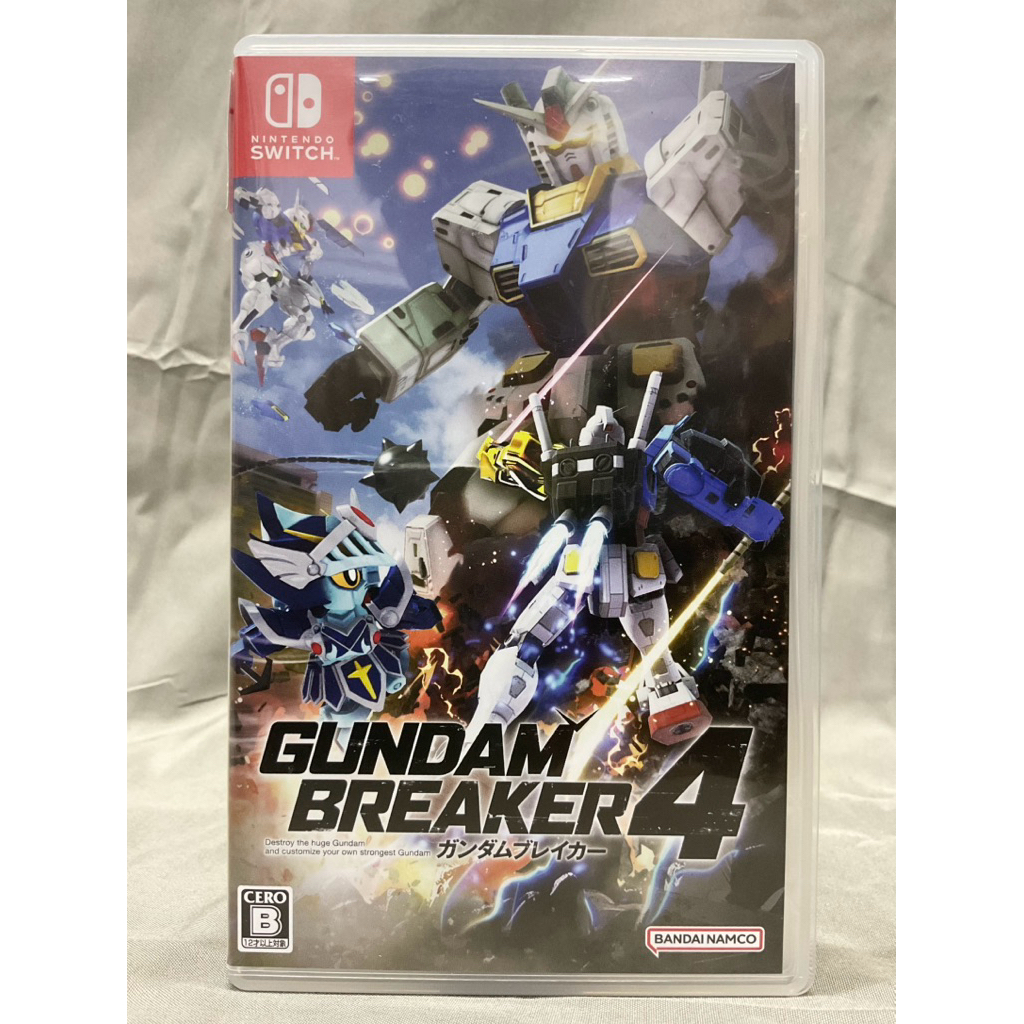 ตลับแท้ [Nintendo Switch] Gundam Breaker 4 (Japan) (EN : Support) (HAC-A3QSA-JPN)