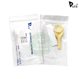 🔥ขายส่ง🔥DURA ถุงยางอนามัย ต่อสายปัสสาวะ Condom External Catheter เบอร์ 25, 30, 35, 40 mm (ยกกล่อง 50 ชิ้น)