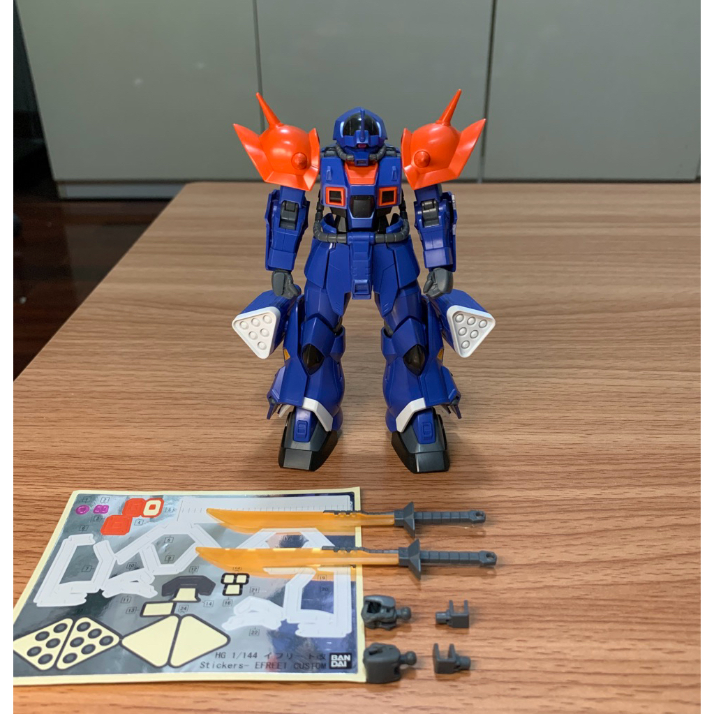(พร้อมส่ง)[กันพลามือสอง] HG 1/144 Efreet Custom