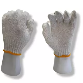 (แพ็ค 12 คู่) ถุงมือผ้าทอ ถุงมือทำงาน ถุงมือทำสวน ถุงมือช่าง ถุงมืออเนกประสงค์ ถุงมือไนลอนข้อสั้น ข้อยาว ความหนา 4-7 ขีด