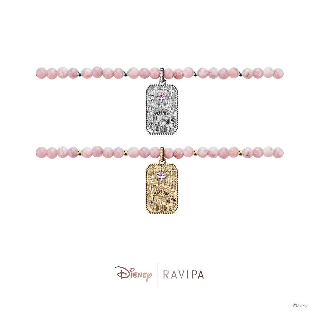 Ravipa | Once Upon the Lovers and Rhodochrosite Bracelet - สร้อยข้อมือ