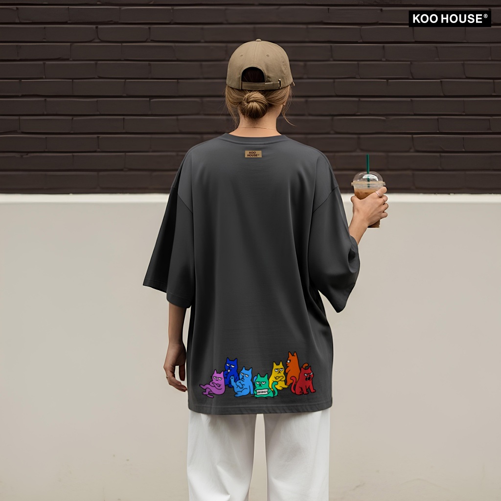 KOO HOUSE l CAT LINE-UP l เสื้อโอเวอร์ไซส์ Comb no20