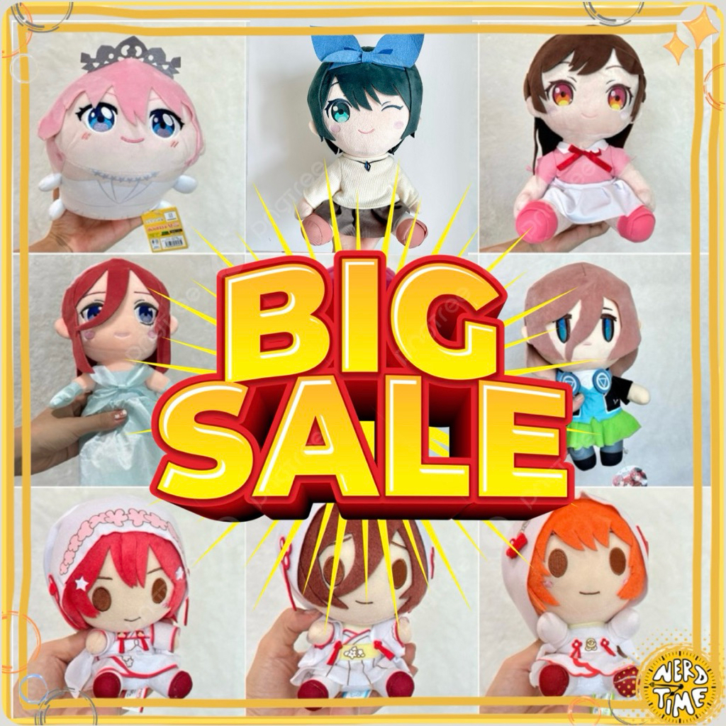 [แท้ ] ตุ๊กตา เจ้าสาวแฝดห้า แฟนเช่า จิซึรุ Chizuru Go Toubun Miku Itsuki Yotsuba plush