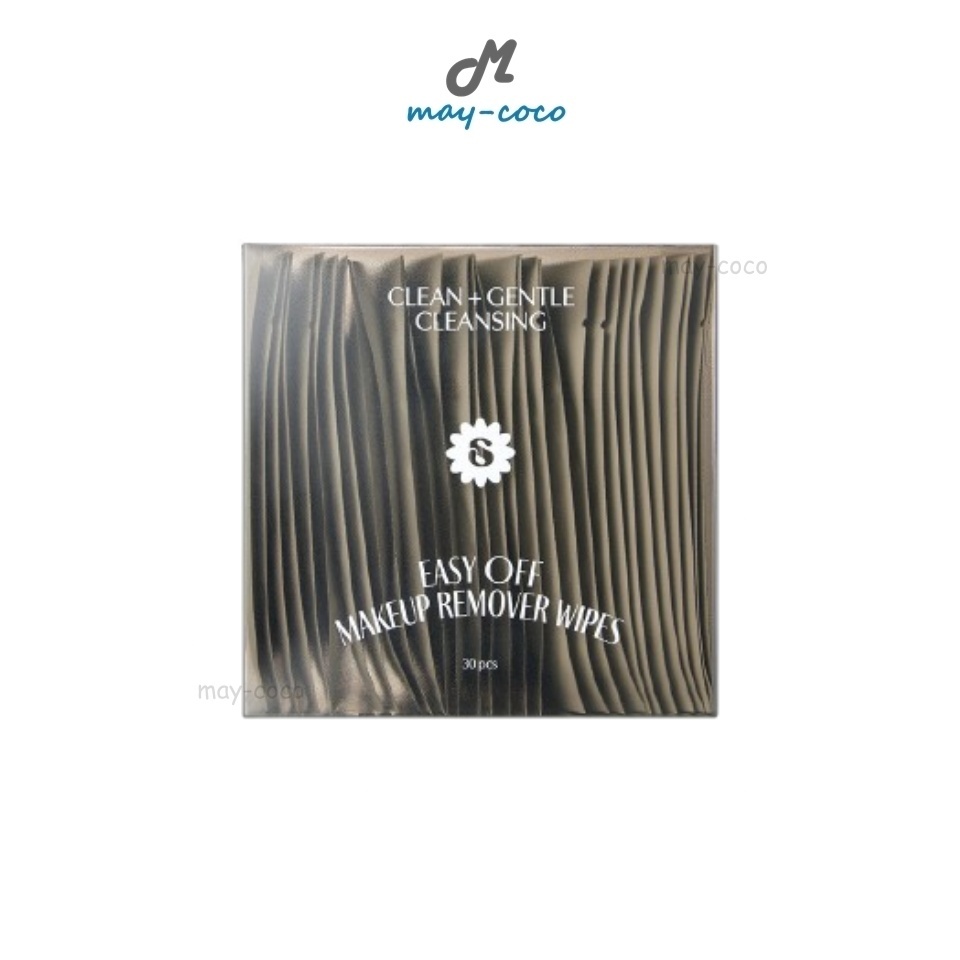 ถูก/แท้/มีไลฟ์ เช็ดเครื่องสำอาง Supermom Easy Off Makeup Remover Wipes คลีนซิ่งแพด แผ่นทำความสะอาด แผ่นเช็ดเครื่องสำอาง