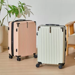 CHARLES X [พร้อมส่งในไทย] Luggage กระเป๋าเดินทาง 20 24นิ้ว ล้อหมุนได้ 360 องศาอย่างมีสไตล์