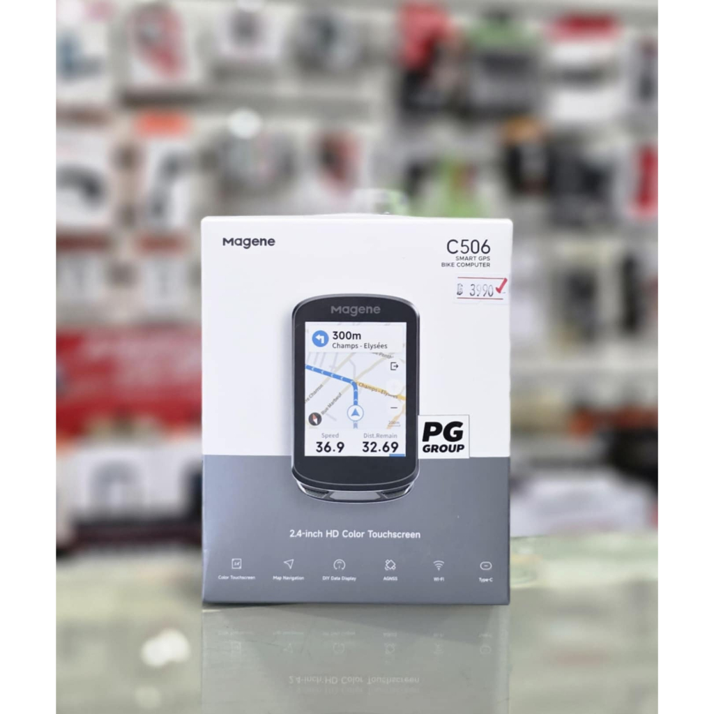 ไมล์จักรยาน Magene C506 GPS Bike Computer