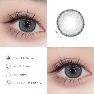 Midroo 【0°~-600°】contect lens🗻Mirage&FOG🌫คู่คอนแทคเลนส์สี1 คู่ คอลแทคเลนส์-14.0/14.5mm