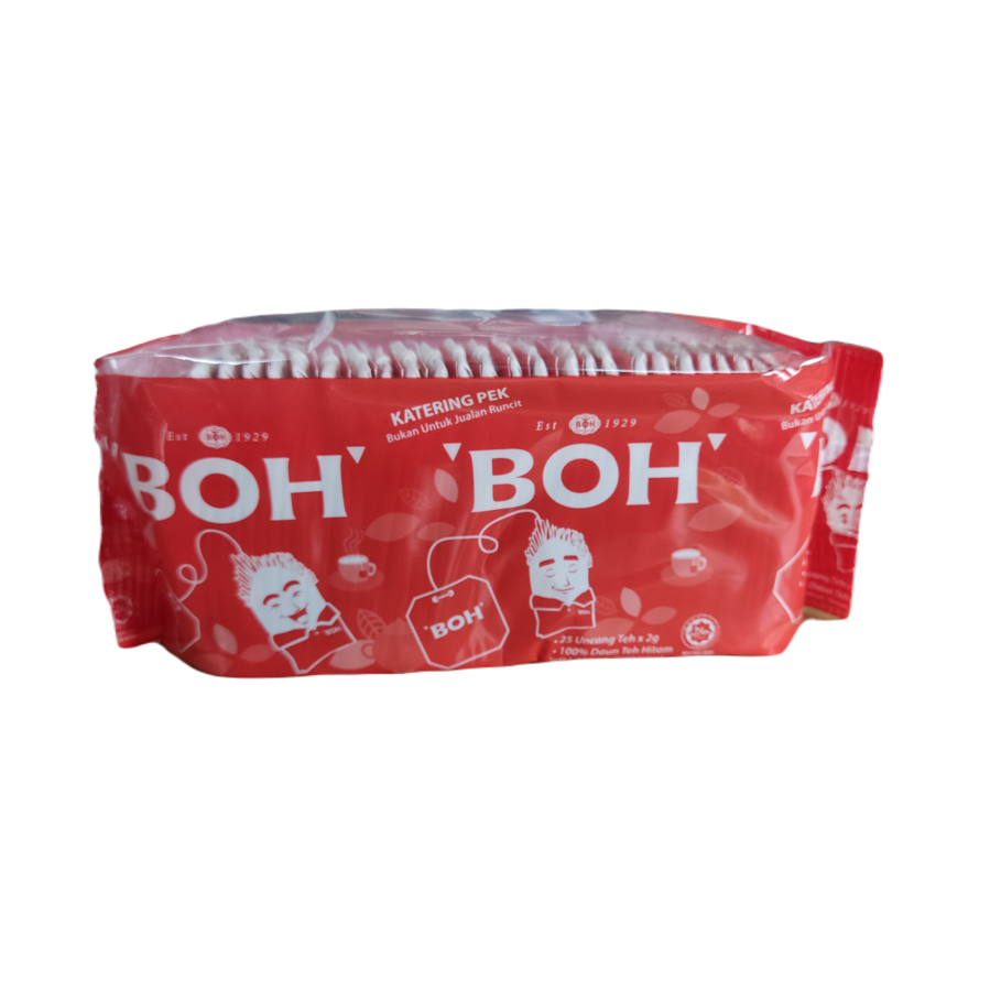 BOH ชาโบ๊ แบบซองจุ่ม 25 ซอง หอม เข้ม นำเข้าจากมาเลย์เซีย ชงง่าย ไม่ต้องกรอง ราคาถูก คุ้มค่า