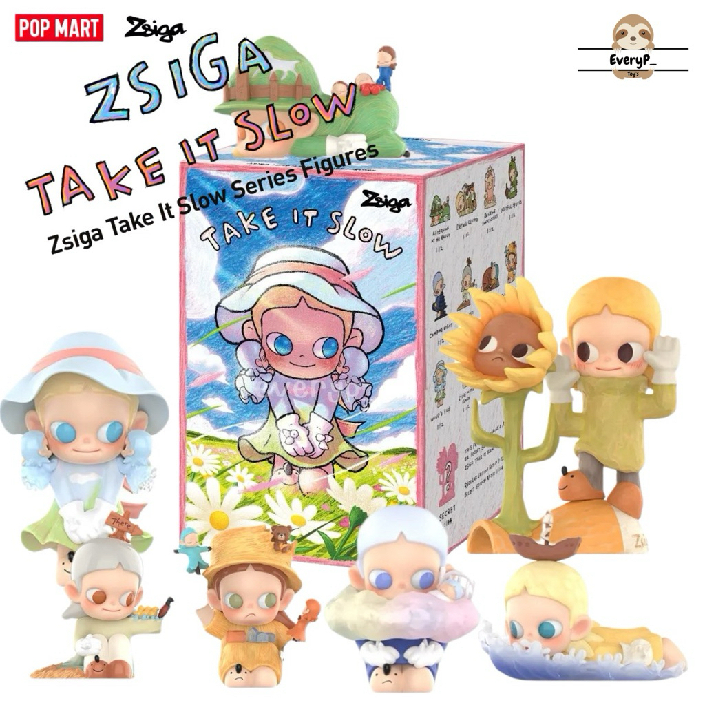 (Live/วีดิโอลด100฿) กล่องสุ่ม Zsiga คอลใหม่ 🌻 Zsiga Take It Slow Series Figures ซิก้า