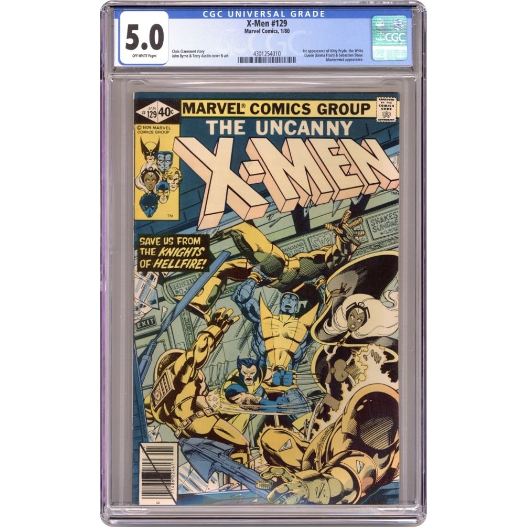 Marvel Comics : Uncanny X-Men #129 (1980) CGC 5.0