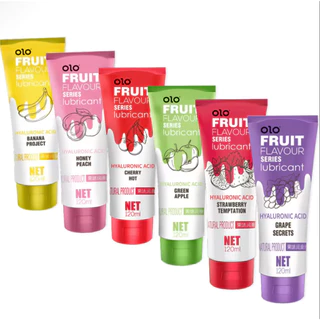 เจลหล่อลื่น กลิ่นผลไม้ OLO เข้าปากได้ FoodGrade (1หลอด/ขนาด120ml)