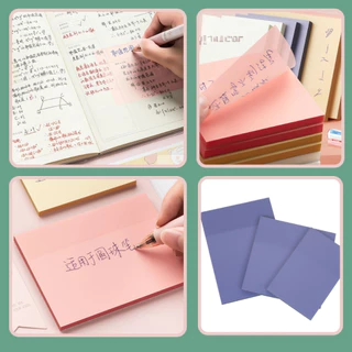 (มีสีให้เลือกเยอะมาก!!) กระดาษโน้ตใส กระดาษโน้ตใสมีกาว โน้ตแบบใส มีหลายสีและขนาด ใช้งานสะดวก llร้านคนไทย ส่งจากไทยll