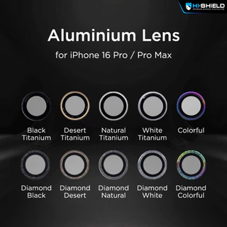 Hi-Shield กระจกกันเลนส์ iPh๐ne Aluminum Lens ฟิล์มกล้อง แยกตามเลนส์ ทุกสี สำหรับ IP18/17/16/15/14/13