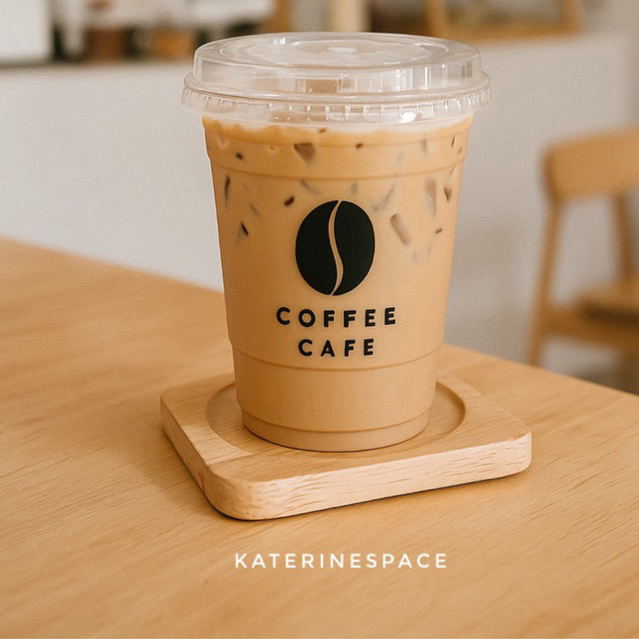 ที่รองแก้วแบบสี่เหลี่ยมขนาด 10cm (ไม้ยางพารา) จำนวน 1 ชิ้น