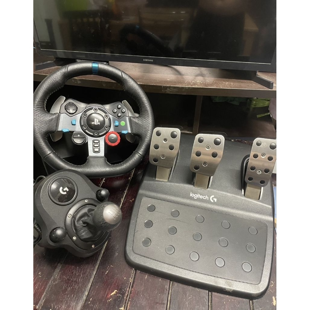 มือสอง Logitech G29 ครบชุด สภาพ 85% ใช้งานได้ปกติทุกอย่าง